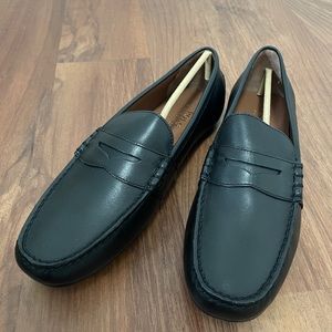 Mens black loafers